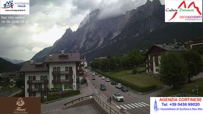 immagine della webcam nei dintorni di Coldemies: webcam San Vito di Cadore