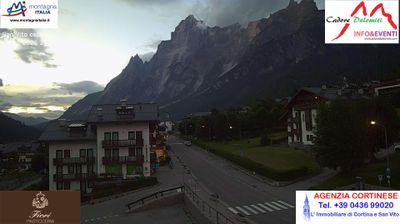 immagine della webcam nei dintorni di Colle Santa Lucia: webcam San Vito di Cadore