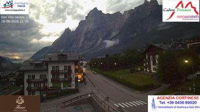 immagine della webcam nei dintorni di Laggio di Cadore: webcam San Vito di Cadore