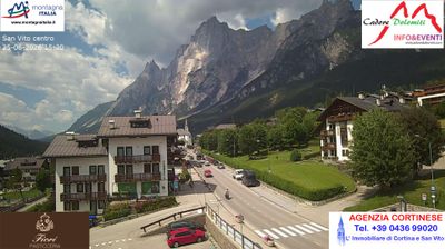 immagine della webcam nei dintorni di Santa Fosca: webcam San Vito di Cadore