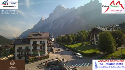 immagine della webcam nei dintorni di Lorenzago di Cadore: webcam San Vito di Cadore