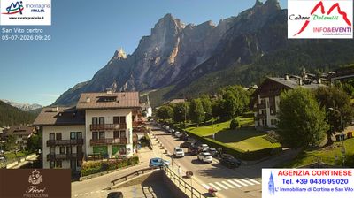 immagine della webcam nei dintorni di Vodo Cadore: webcam San Vito di Cadore