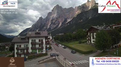 immagine della webcam nei dintorni di Vodo Cadore: webcam San Vito di Cadore
