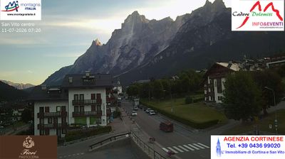 immagine della webcam nei dintorni di Monte Faloria: webcam San Vito di Cadore