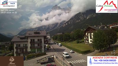 immagine della webcam nei dintorni di Auronzo di Cadore: webcam San Vito di Cadore