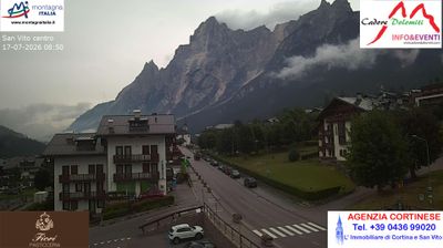 immagine della webcam nei dintorni di Colle Santa Lucia: webcam San Vito di Cadore