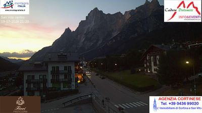 immagine della webcam nei dintorni di Auronzo di Cadore: webcam San Vito di Cadore