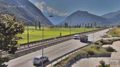 immagine della webcam nei dintorni di Pizzo Bernina: webcam Forcola