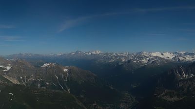 immagine della webcam nei dintorni di Courmayeur: webcam Punta Helbronner