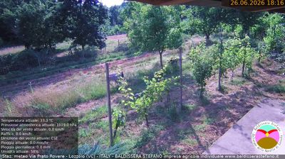 immagine della webcam nei dintorni di Gaglianico: webcam Lozzolo
