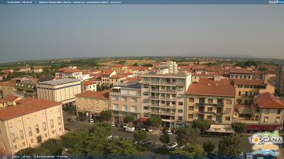 immagine della webcam nei dintorni di Castelnuovo di Val di Cecina: webcam Cecina