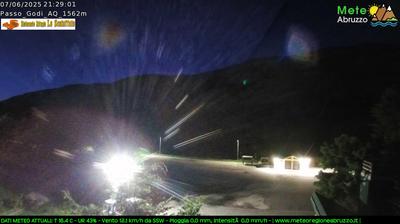 immagine della webcam nei dintorni di Castel di Sangro: webcam Monte Pratello