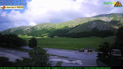 immagine della webcam nei dintorni di Pettorano sul Gizio: webcam Monte Pratello