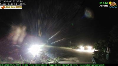 immagine della webcam nei dintorni di Opi: webcam Monte Pratello