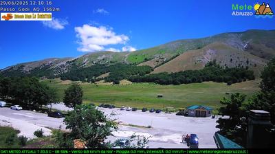 immagine della webcam nei dintorni di Pacentro: webcam Monte Pratello
