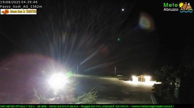 immagine della webcam nei dintorni di Pacentro: webcam Monte Pratello