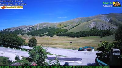 immagine della webcam nei dintorni di Ortona dei Marsi: webcam Monte Pratello