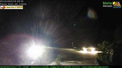 immagine della webcam nei dintorni di Roio del Sangro: webcam Monte Pratello