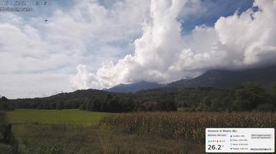 immagine della webcam nei dintorni di Primiero San Martino di Castrozza: webcam San Gregorio nelle Alpi