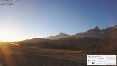 immagine della webcam nei dintorni di Soverzene: webcam San Gregorio nelle Alpi