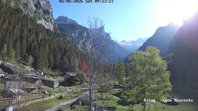 immagine della webcam nei dintorni di Lanzada: webcam Val Masino