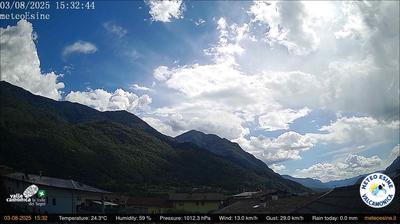 immagine della webcam nei dintorni di Malga Polzone: webcam Esine