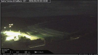immagine della webcam nei dintorni di Porto Cervo: webcam Santateresa