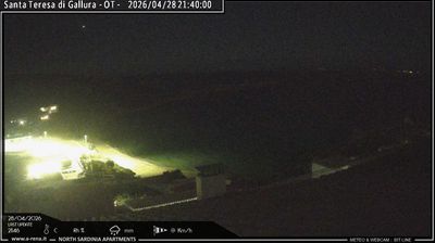 immagine della webcam nei dintorni di Baja Sardinia: webcam Santateresa