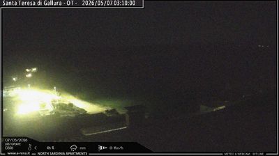 immagine della webcam nei dintorni di La Maddalena: webcam Santateresa