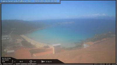 immagine della webcam nei dintorni di La Maddalena: webcam Santateresa