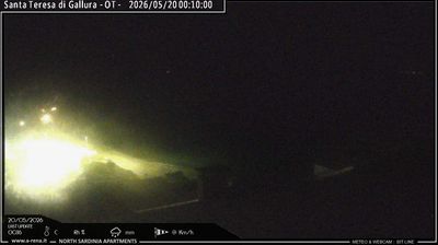 immagine della webcam nei dintorni di Porto Cervo: webcam Santateresa
