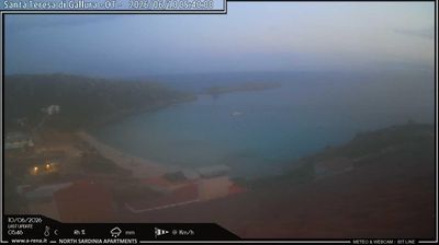 immagine della webcam nei dintorni di Porto Cervo: webcam Santateresa