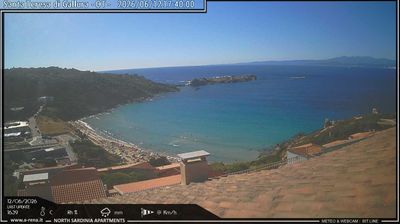 immagine della webcam nei dintorni di Capo d'Orso: webcam Santateresa