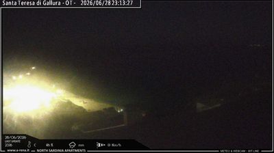 immagine della webcam nei dintorni di Porto Cervo: webcam Santateresa