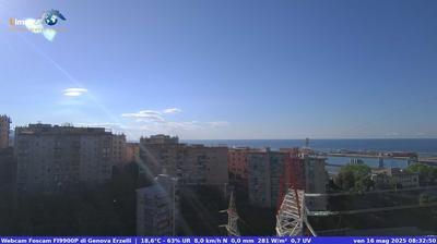 immagine della webcam nei dintorni di Val Polcevera: webcam Cornigliano Ligure
