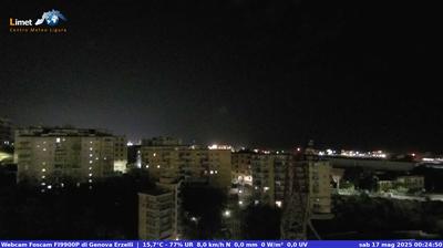 immagine della webcam nei dintorni di Serra Riccò: webcam Cornigliano Ligure