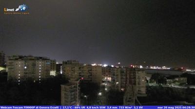 immagine della webcam nei dintorni di Carpenara: webcam Cornigliano Ligure