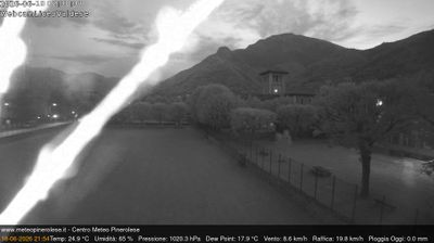 immagine della webcam nei dintorni di Crissolo Pian della Regina: webcam Torre Pellice