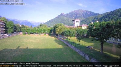 immagine della webcam nei dintorni di Oncino: webcam Torre Pellice