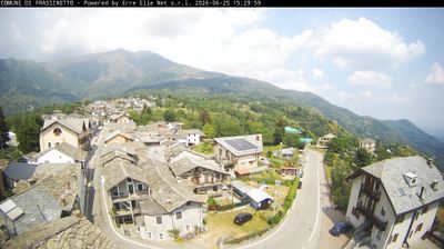 immagine della webcam nei dintorni di Castelnuovo Nigra: webcam Frassinetto