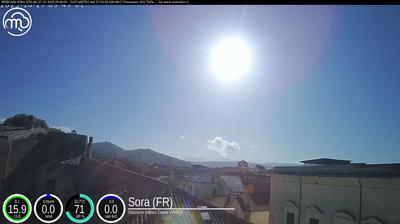 immagine della webcam nei dintorni di Giuliano di Roma: webcam Sora