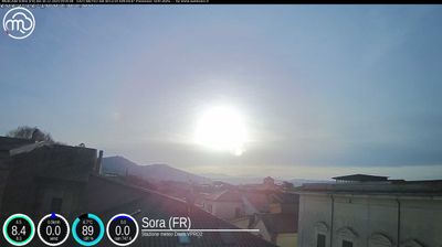 immagine della webcam nei dintorni di Sant'Oliva Pontecorvo: webcam Sora