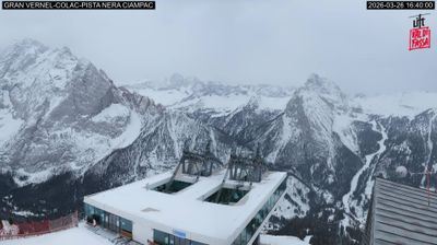 immagine della webcam nei dintorni di Passo San Pellegrino: webcam Penia di Canazei