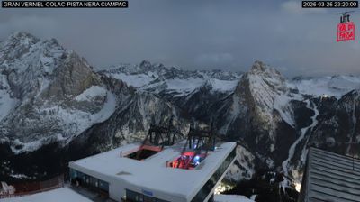 immagine della webcam nei dintorni di Passo San Pellegrino: webcam Penia di Canazei