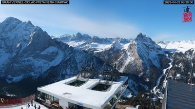 immagine della webcam nei dintorni di Ski Area Alpe Lusia: webcam Penia di Canazei