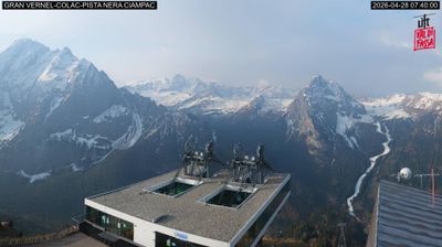 immagine della webcam nei dintorni di La Villa: webcam Penia di Canazei