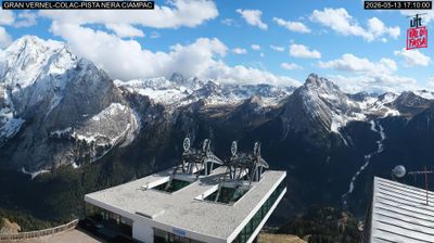 immagine della webcam nei dintorni di Selva di Val Gardena: webcam Penia di Canazei