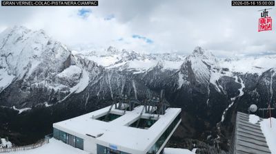 immagine della webcam nei dintorni di Passo San Pellegrino: webcam Penia di Canazei
