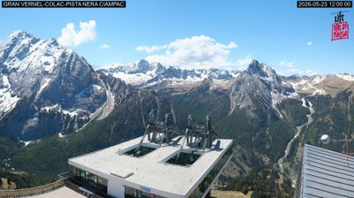 immagine della webcam nei dintorni di Selva di Val Gardena: webcam Penia di Canazei