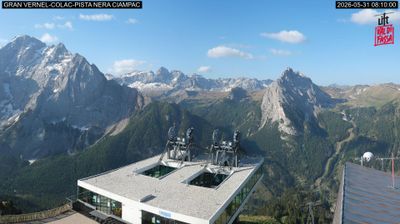 immagine della webcam nei dintorni di Santa Cristina Valgardena: webcam Penia di Canazei